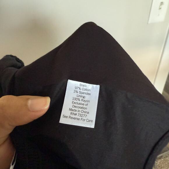 Nine West Womens Cross Front Halter Top XXL Black Grunge Whimsigoth Capsule - Picture 4 of 5